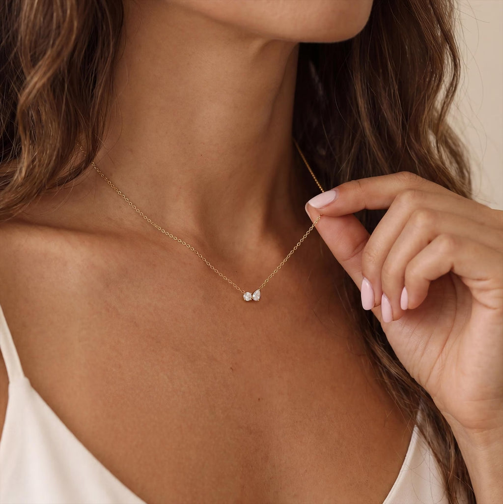 Sterling Silver Teardrop Necklace