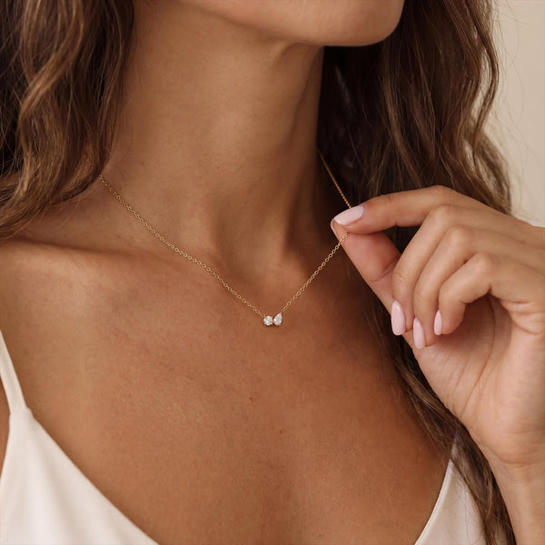 Sterling Silver Teardrop Necklace