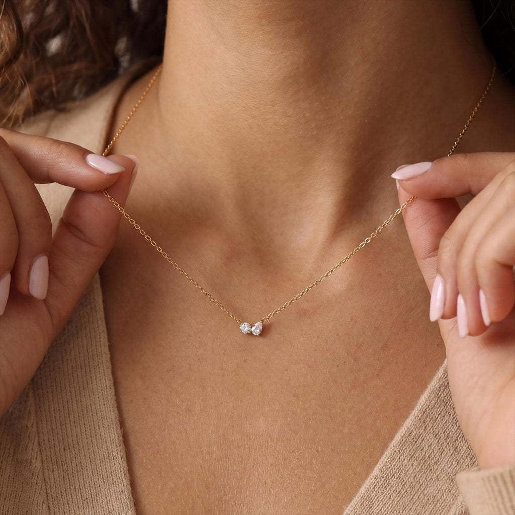 Sterling Silver Teardrop Necklace