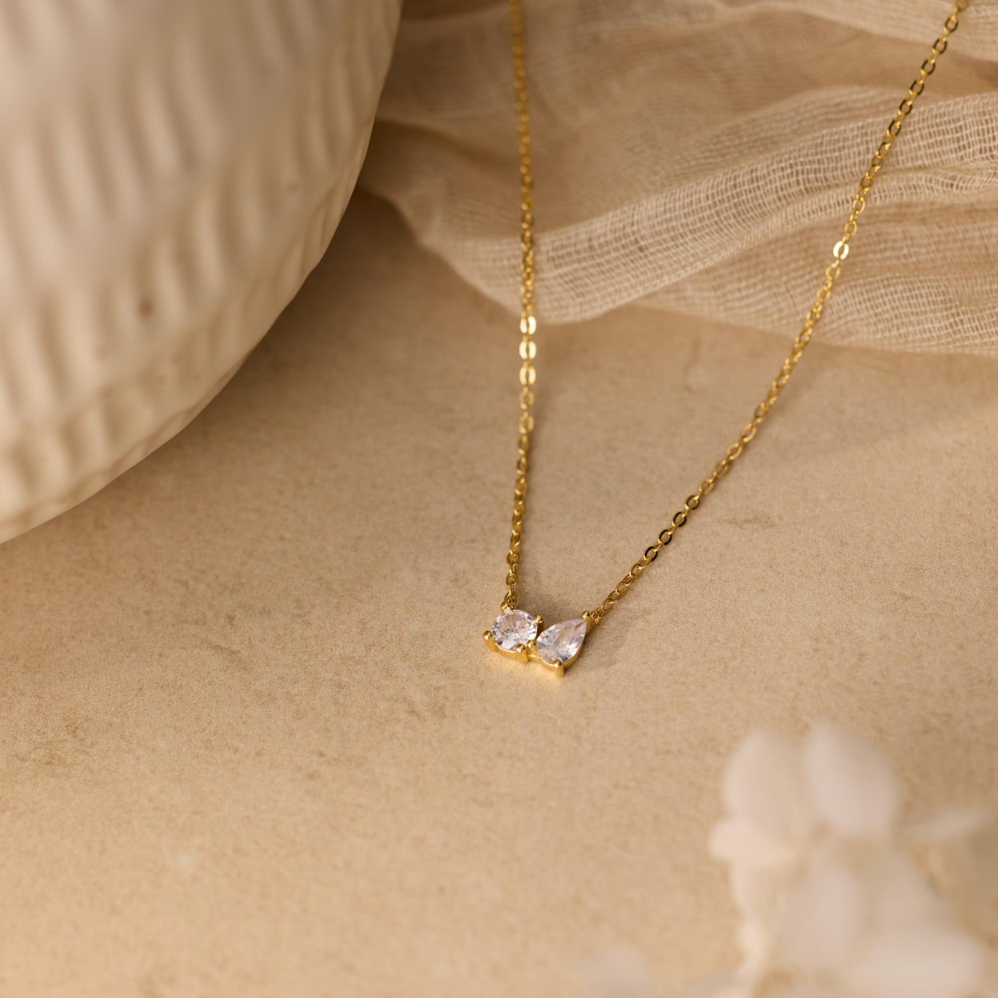 Sterling Silver Teardrop Necklace