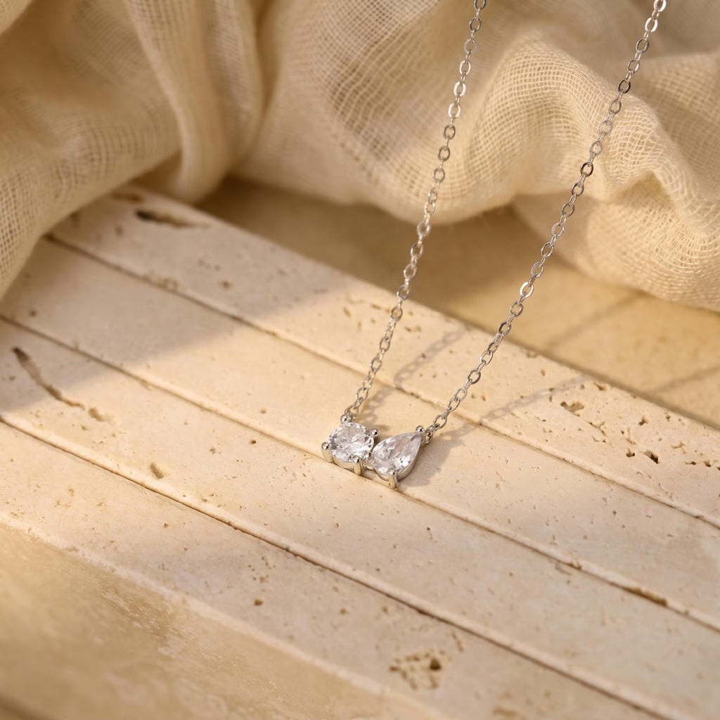 Sterling Silver Teardrop Necklace