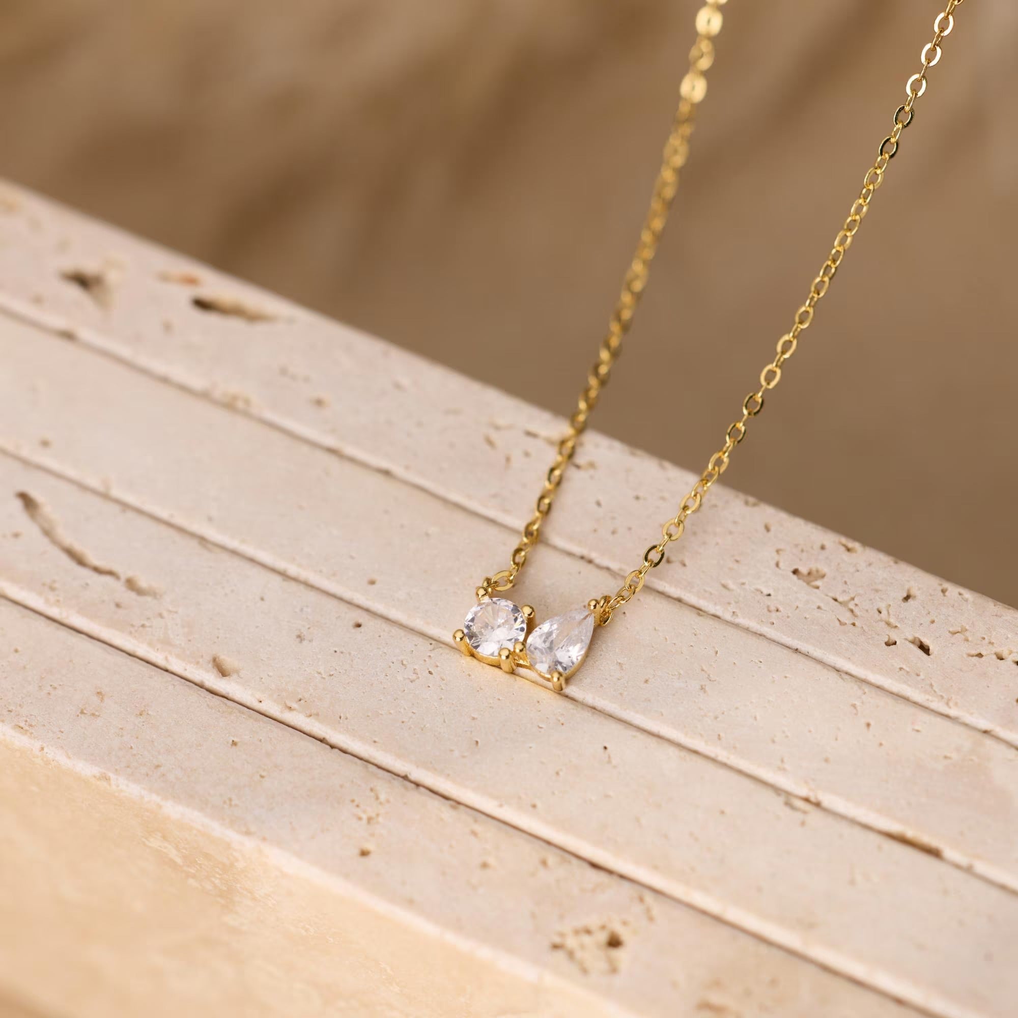 Sterling Silver Teardrop Necklace