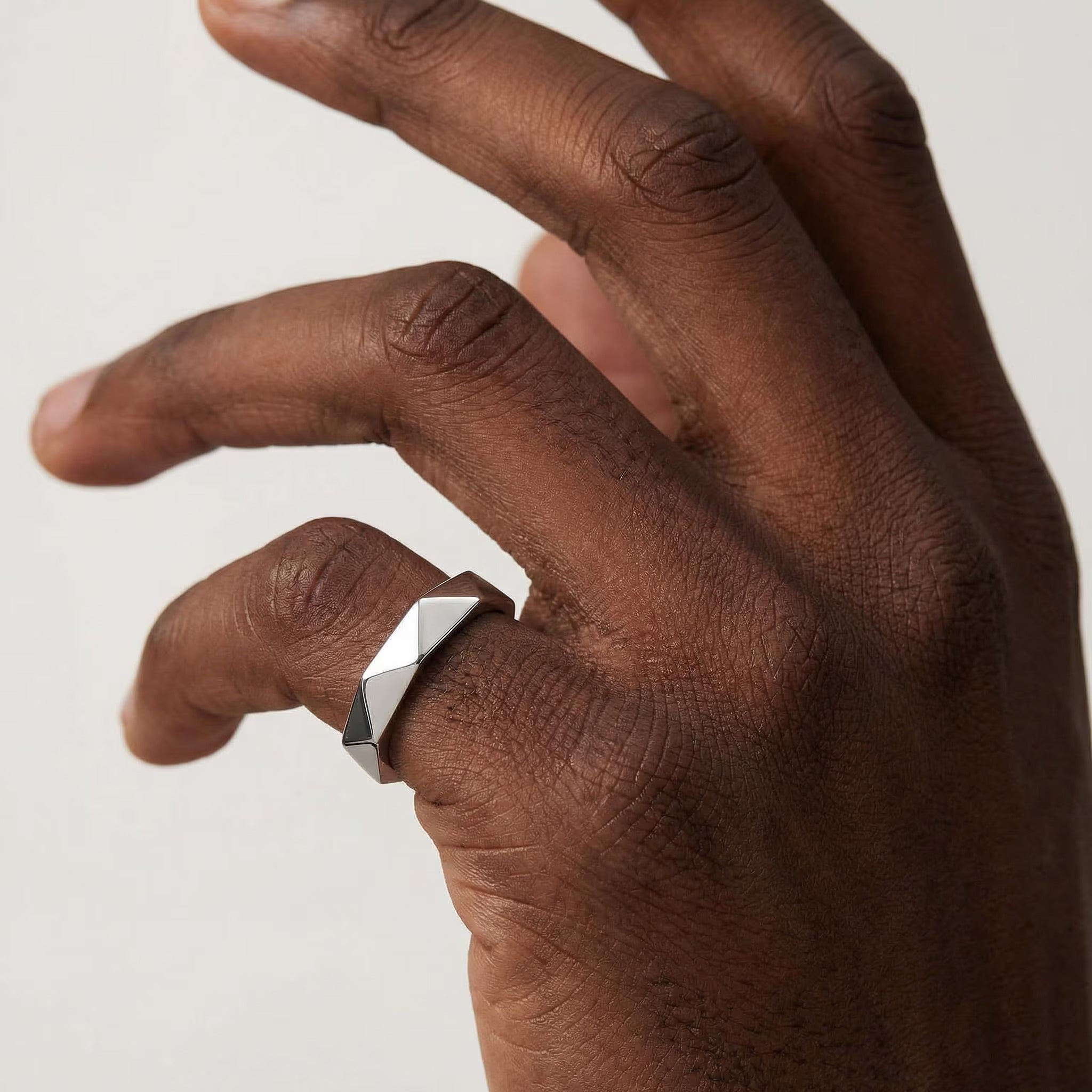 Customized 4mm Stainless Steel Ring
