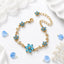 Blue Daisy Bracelet