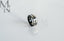 Mens Black Onyx and Silver Band,