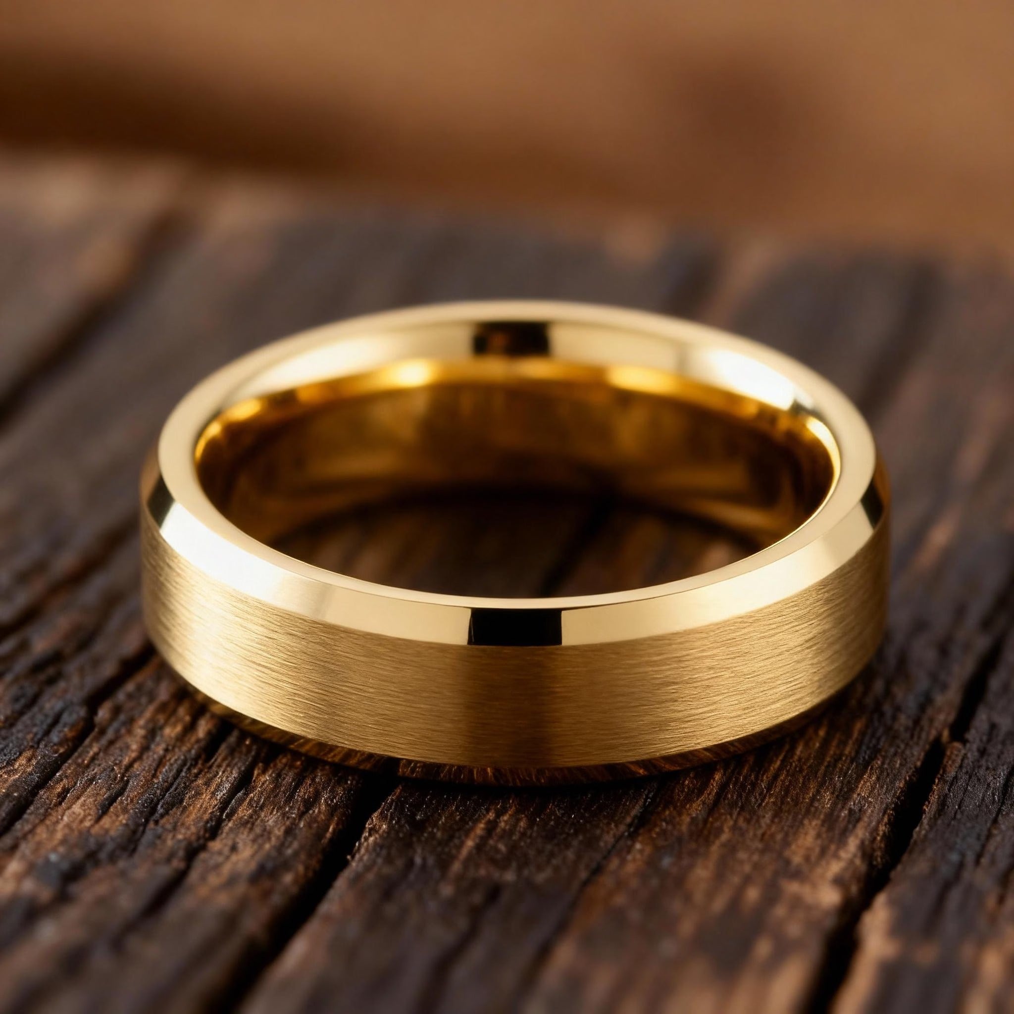 Gold Band Ring, Gold Ring Men