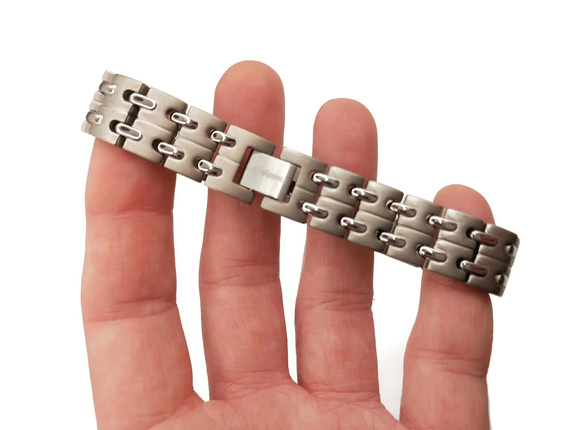 Men's titanium super strong BIOMAGNETIC healing BRACELET