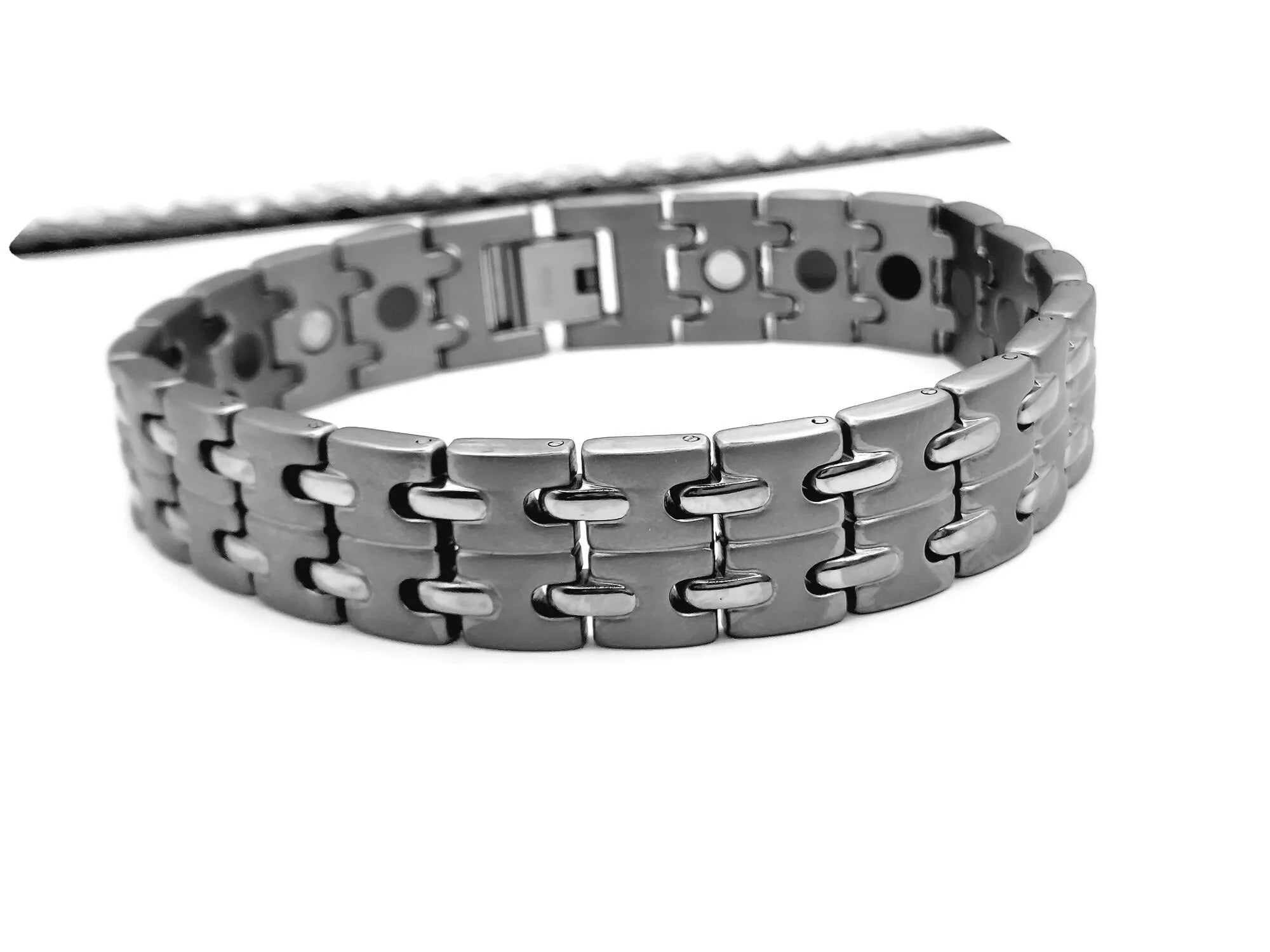 Men's titanium super strong BIOMAGNETIC healing BRACELET