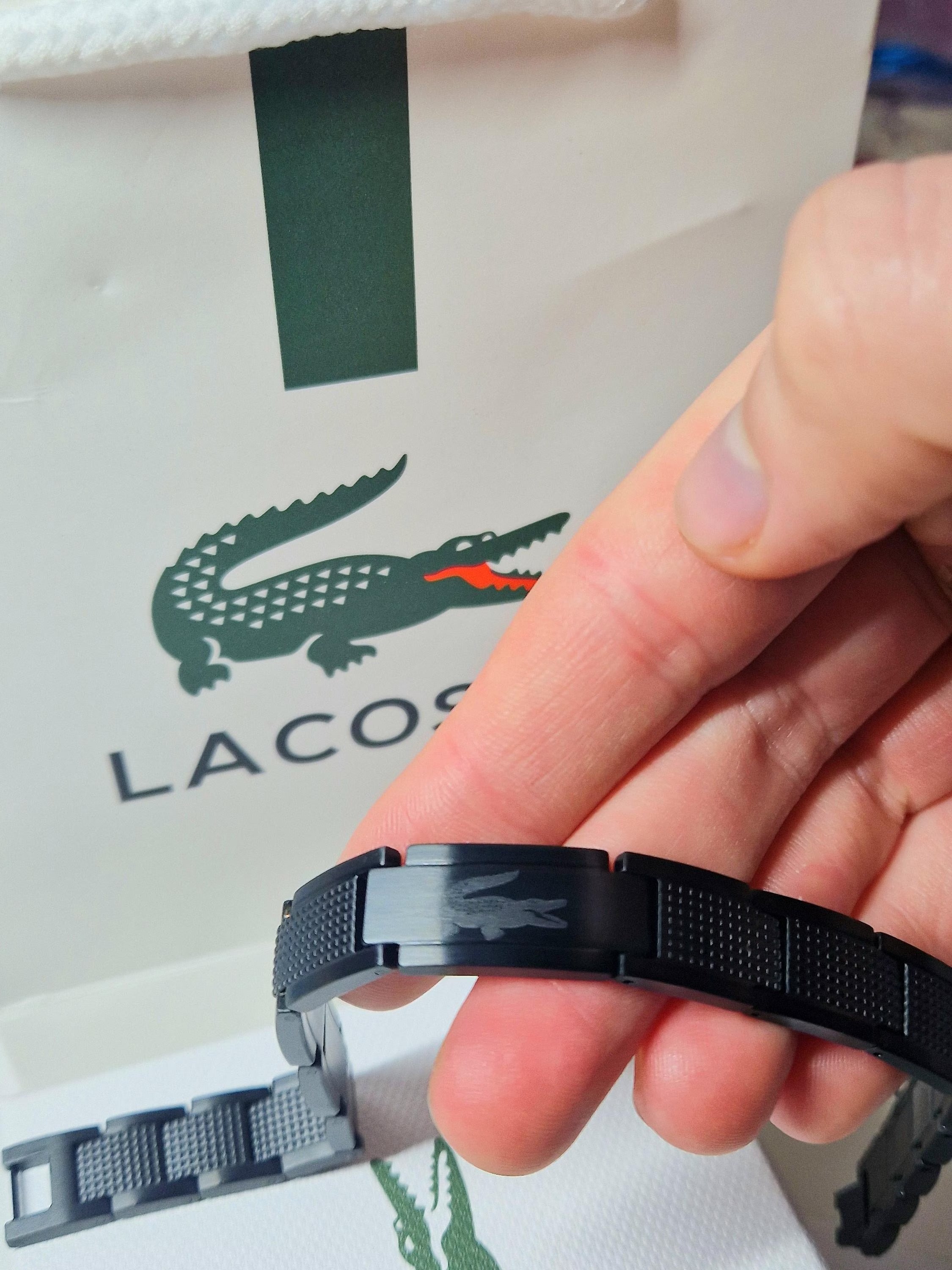 Lacoste Black Bracelet