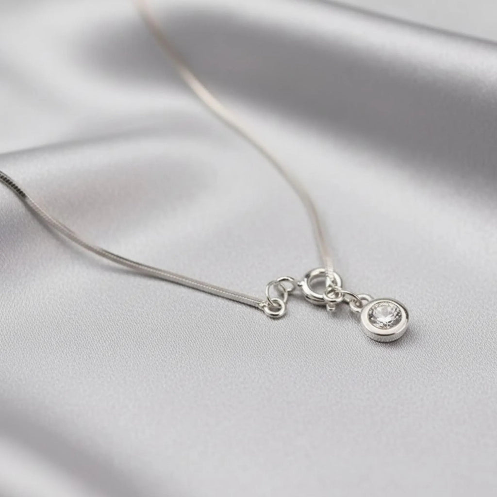 Minimalist 925 Silver Zircon Bracelet