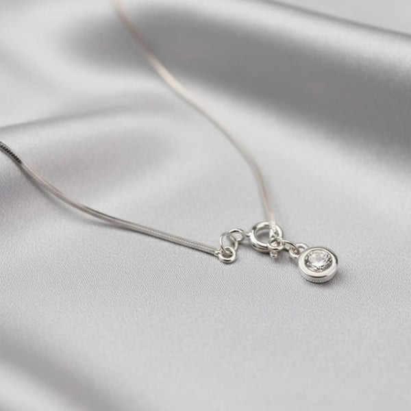 Minimalist 925 Silver Zircon Bracelet