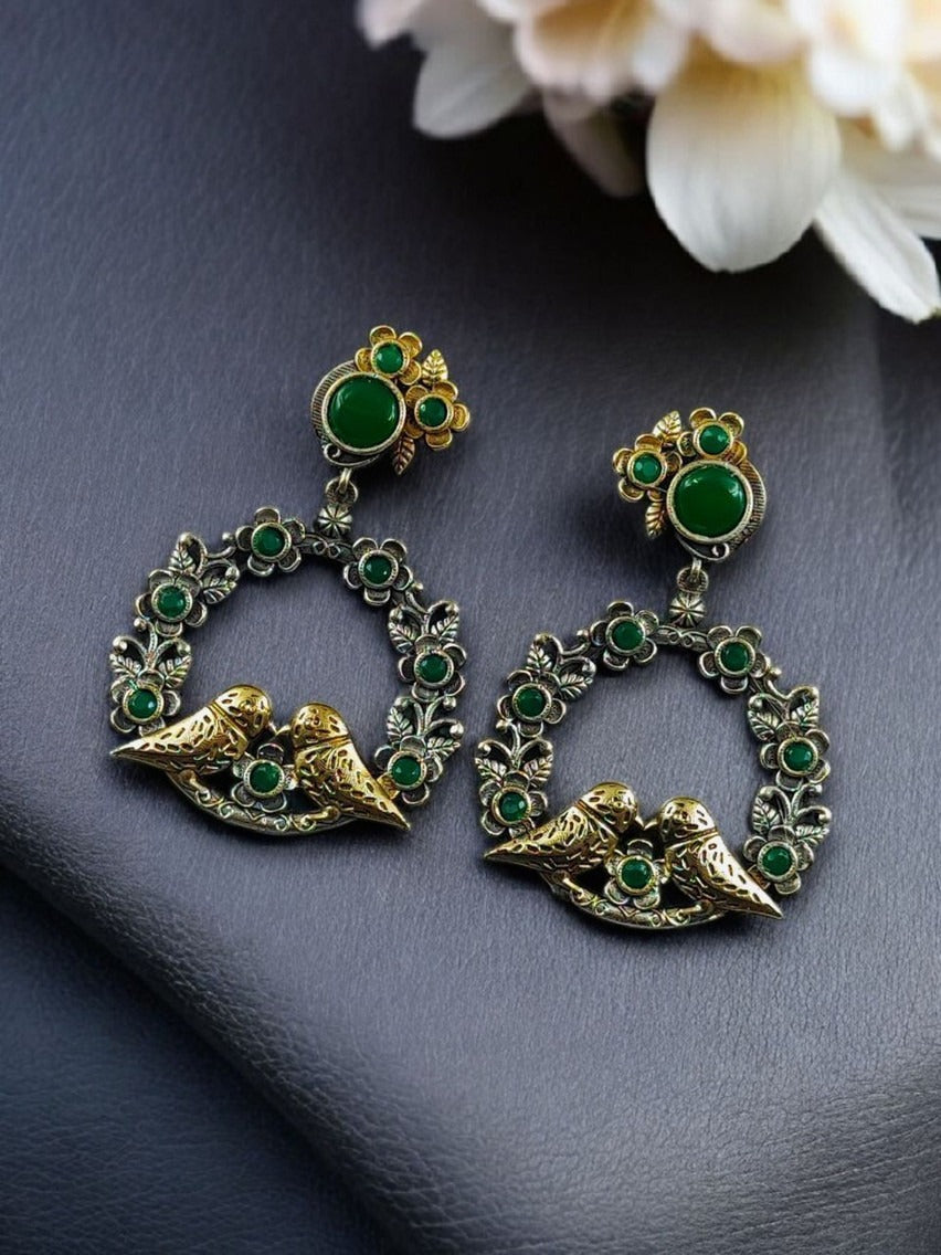 Circular Drop Earrings