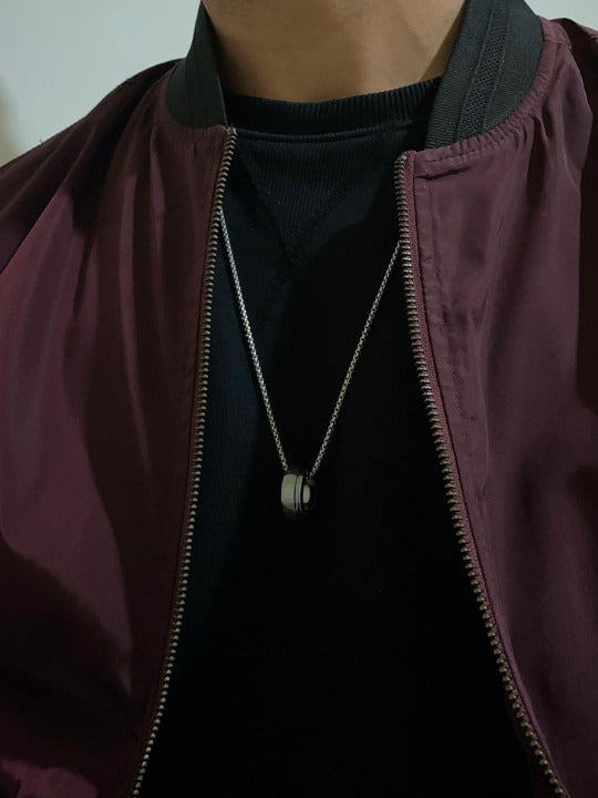 Men Silver-Plated Brass Chain