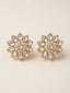 Sunflower Kundan Studs Earrings