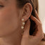 Dainty Flower Drop Earrings