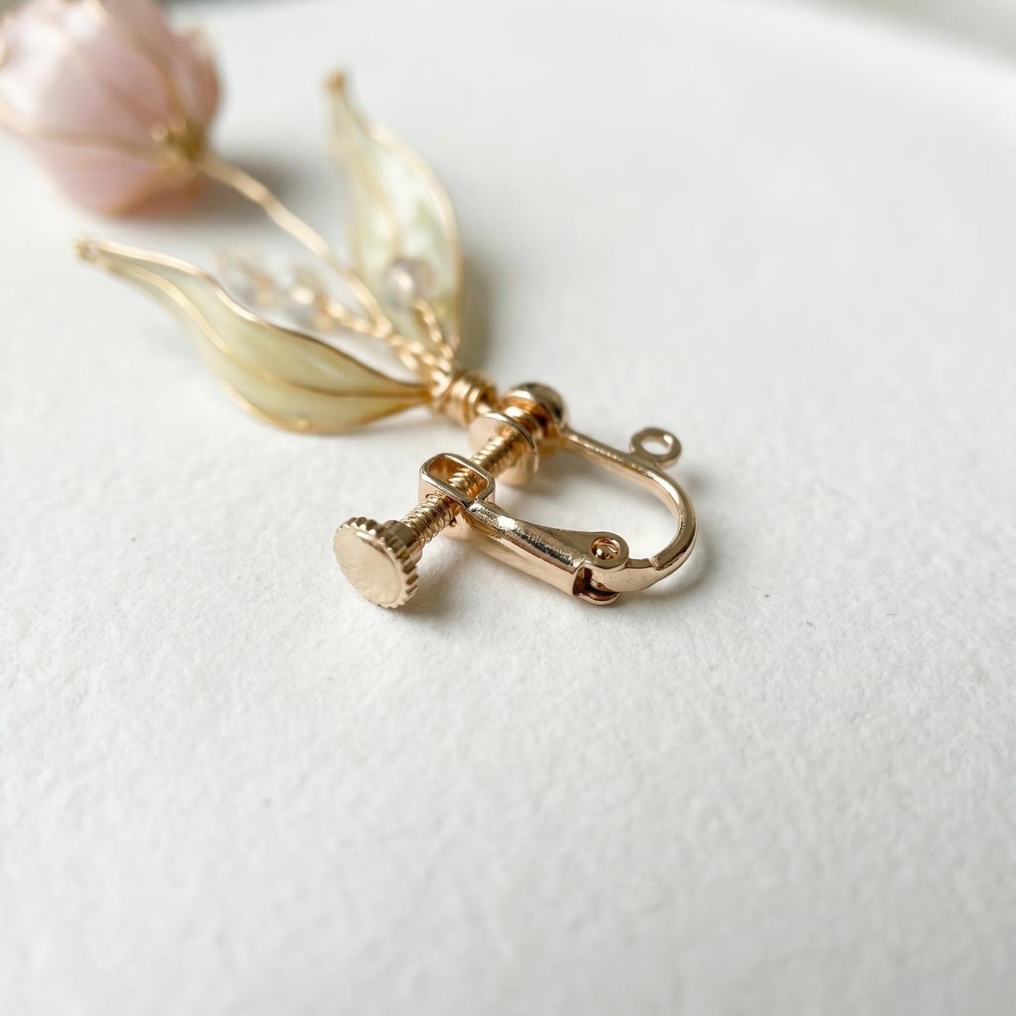 Tulip Clip On Earrings