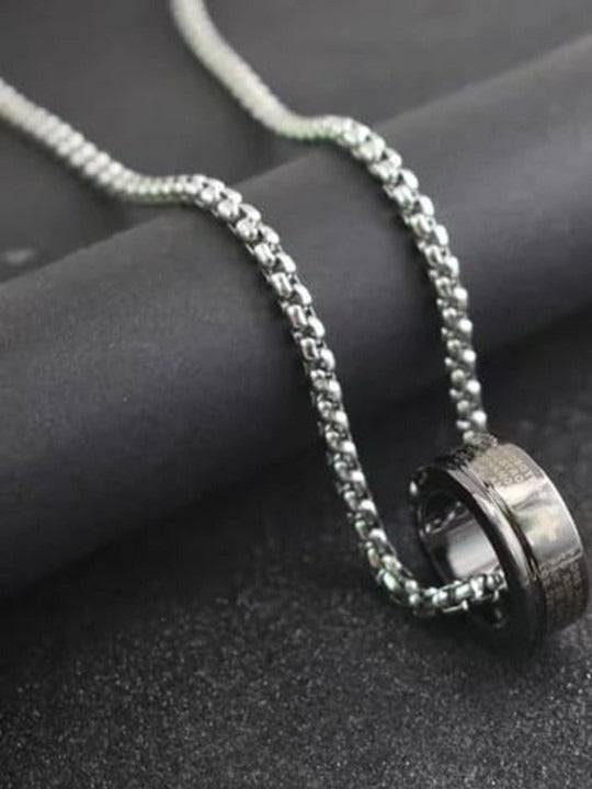 Men Silver-Plated Brass Chain
