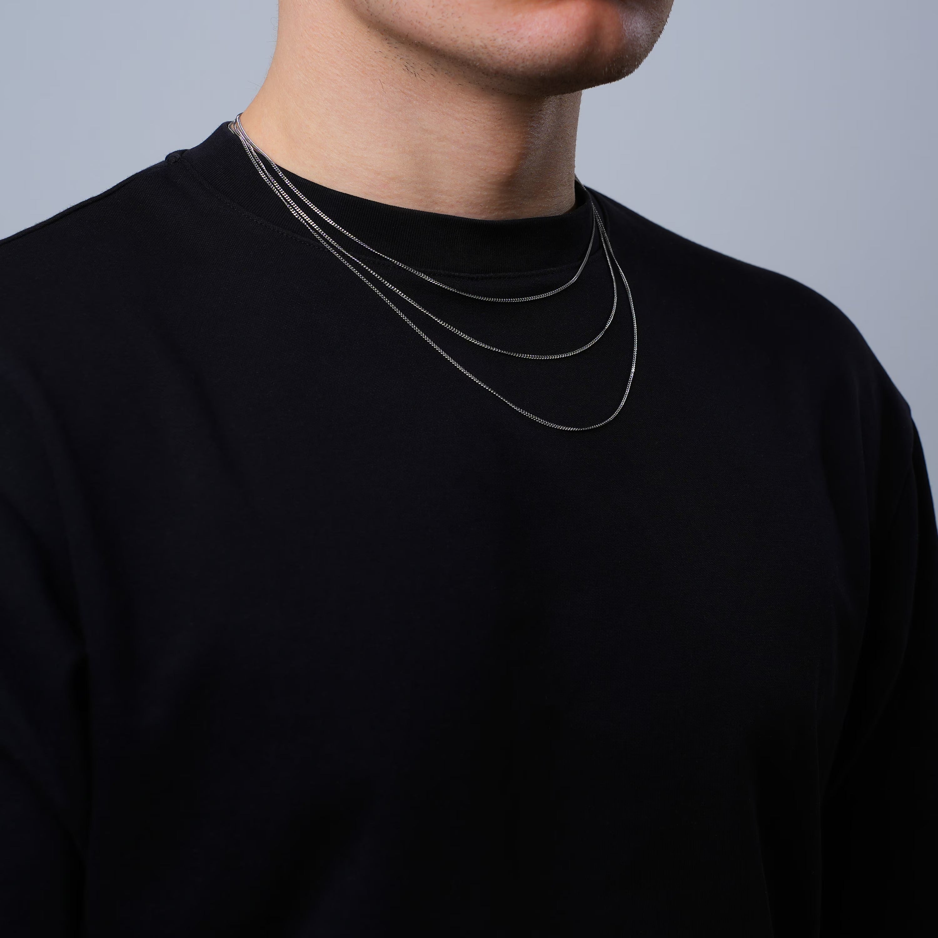 Silver Chain Necklace Secondary image
