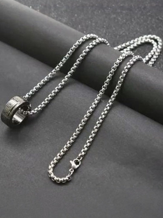 Men Silver-Plated Brass Chain