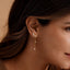 Dainty Diamond Dangle Drop Earrings