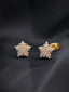 18kt Gold Plated Pearl Star Mini Stud Earring