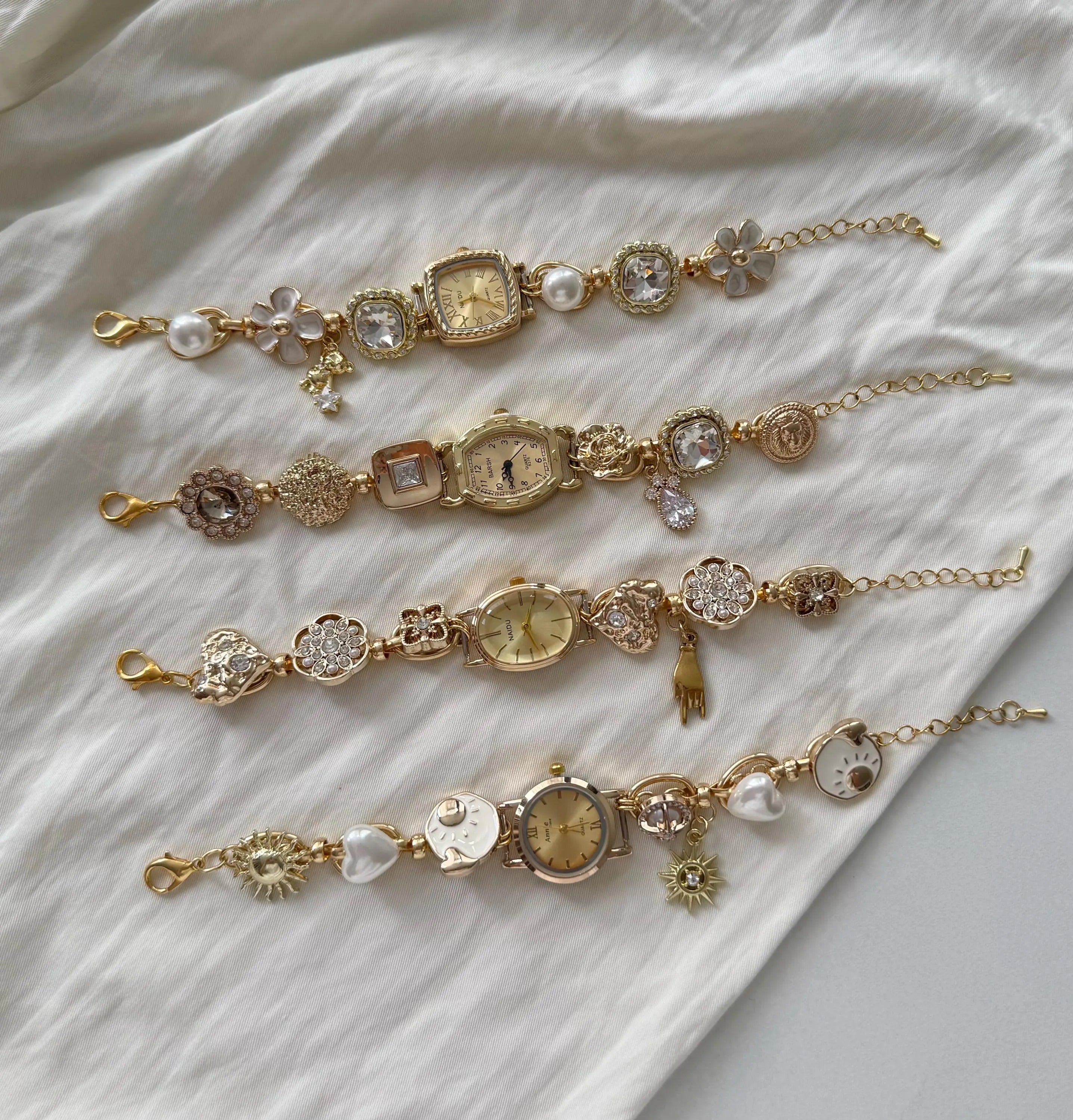 Retro Charms Watch Bracelet