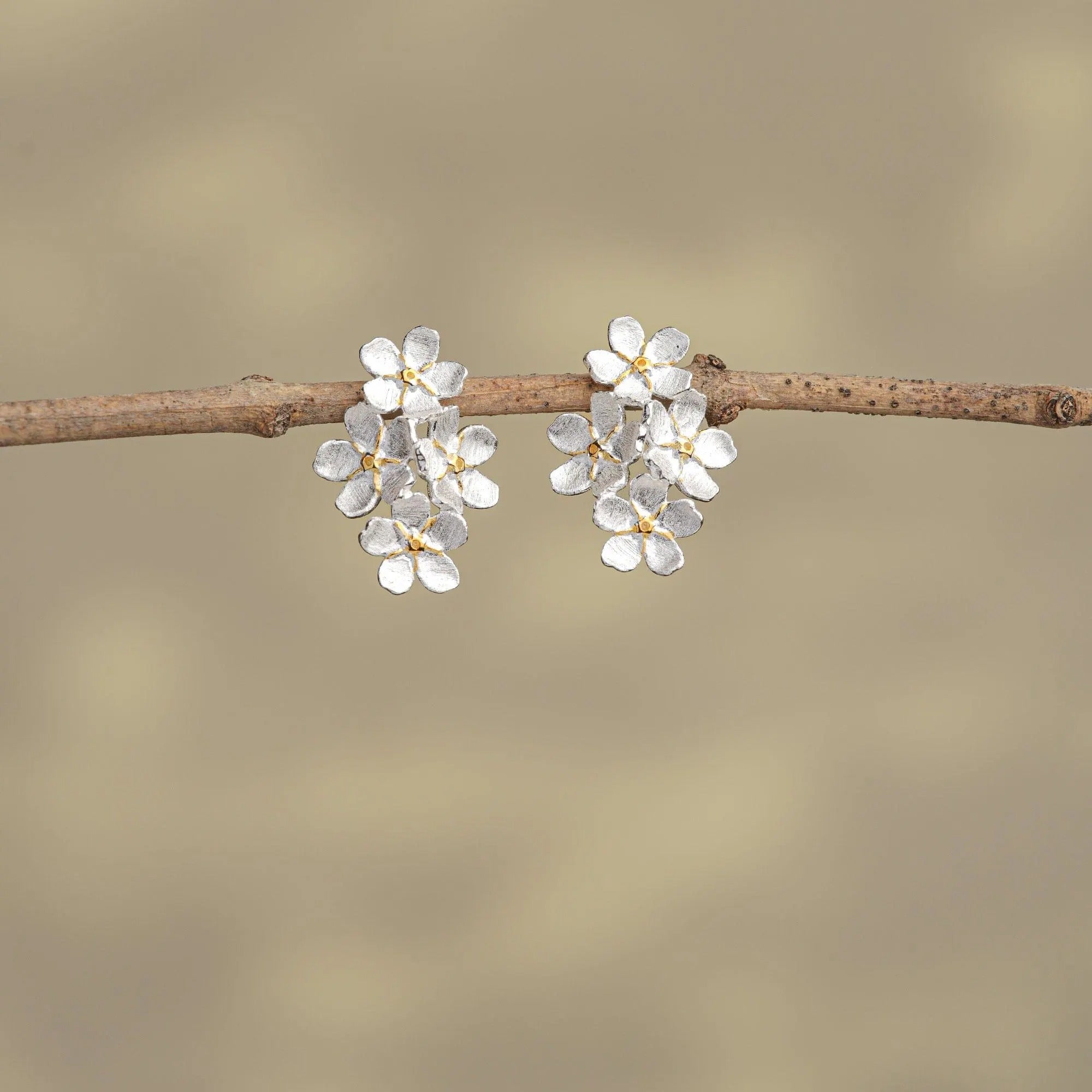 Delicate Flower Earrings