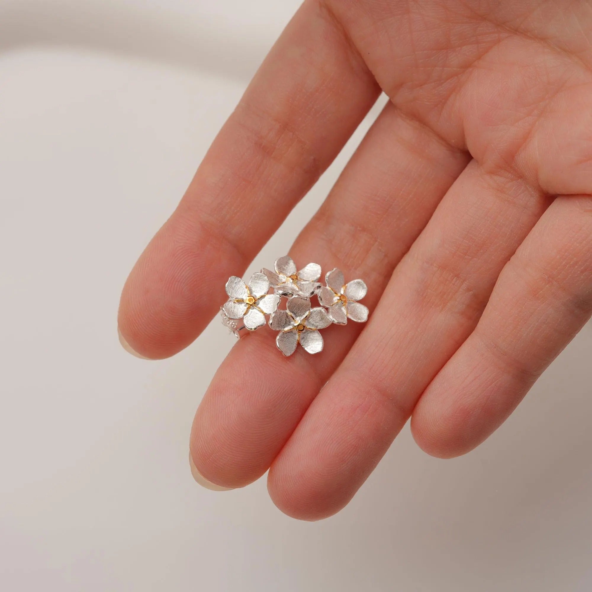Delicate Flower Earrings Secondary image