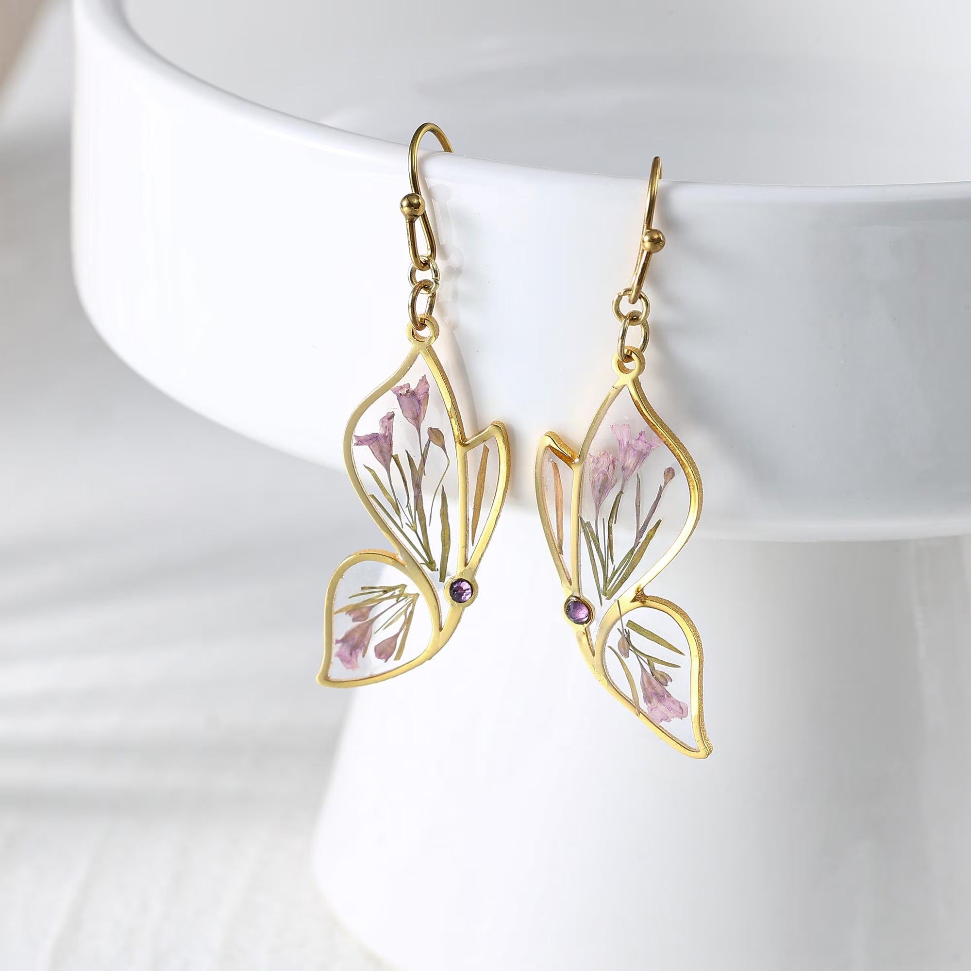 Butterfly Birthstone Earrings