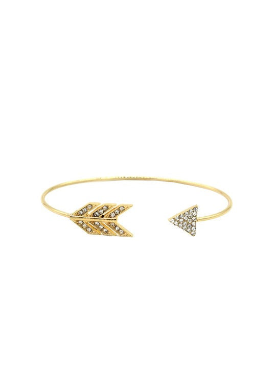 Women Gold-Toned & Silver-Toned Armlet Bracelet