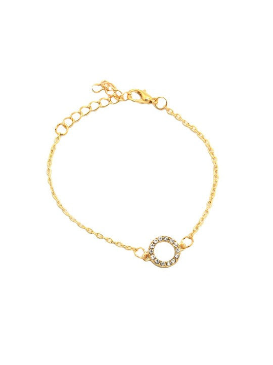 Women Gold-Toned & Silver-Toned Armlet Bracelet