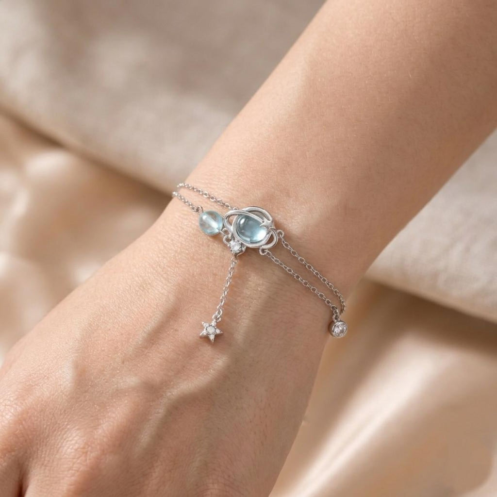 925 Sterling Silver Double Bracelet