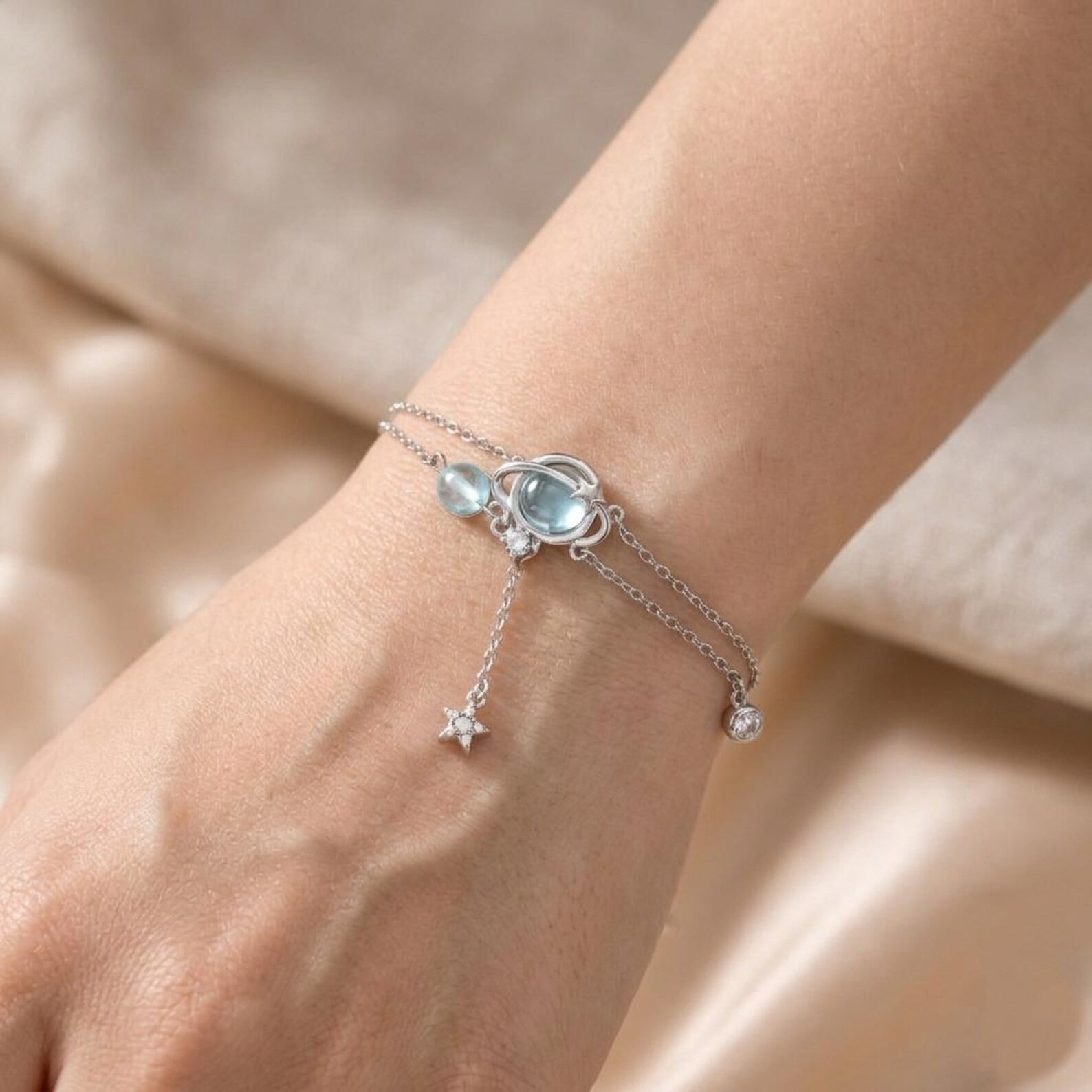 925 Sterling Silver Double Bracelet