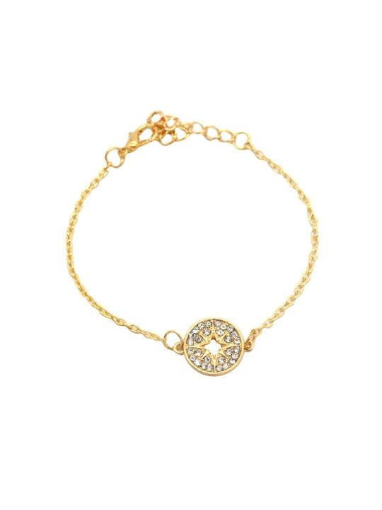 Women Gold-Toned & Silver-Toned Armlet Bracelet