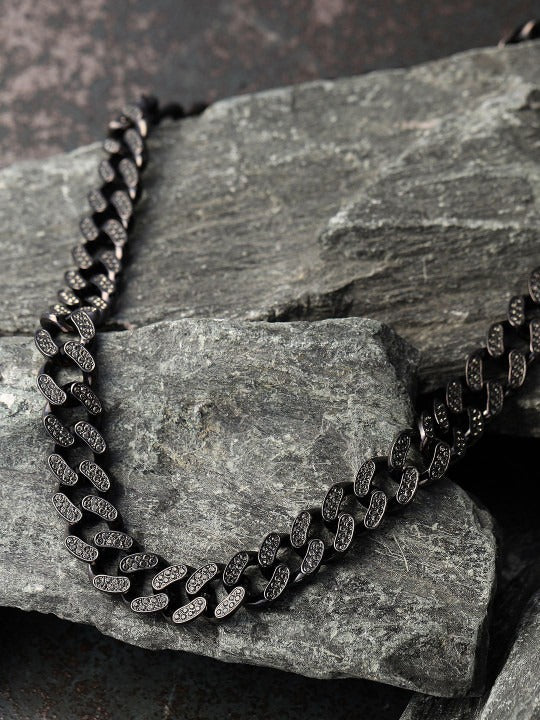 Men Silver-Plated Bijou Minimal Chain Main image