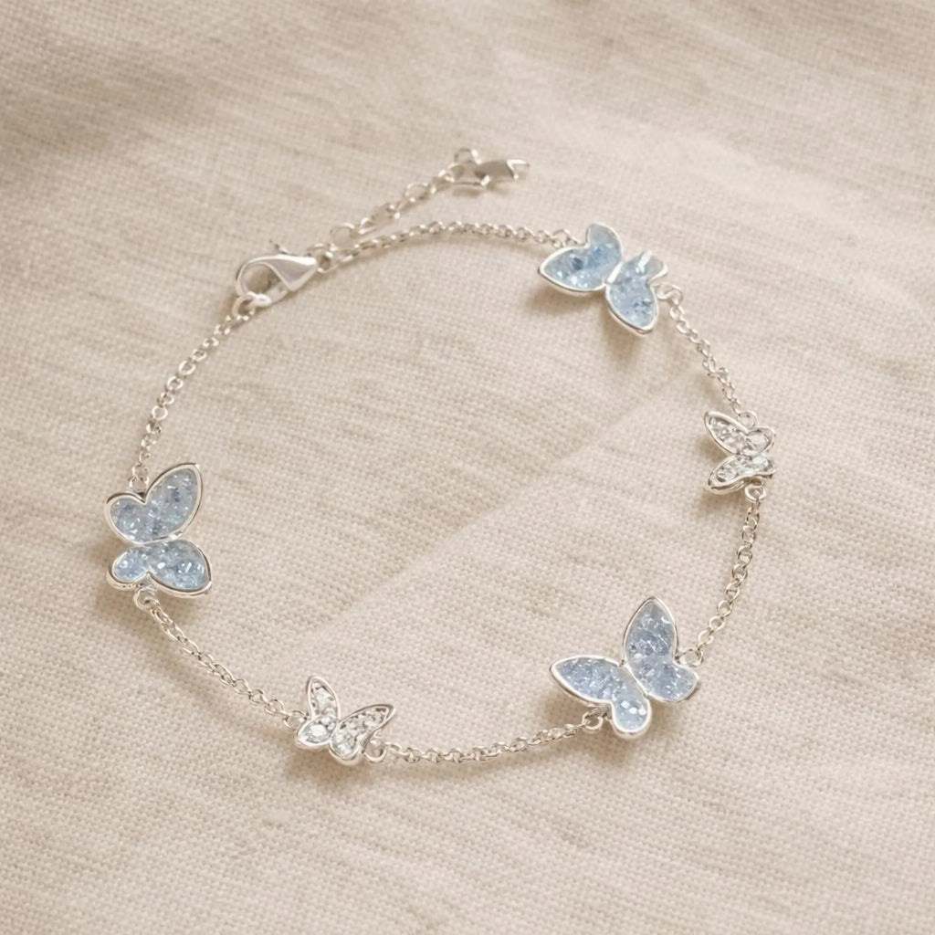 Blue Butterfly Bracele