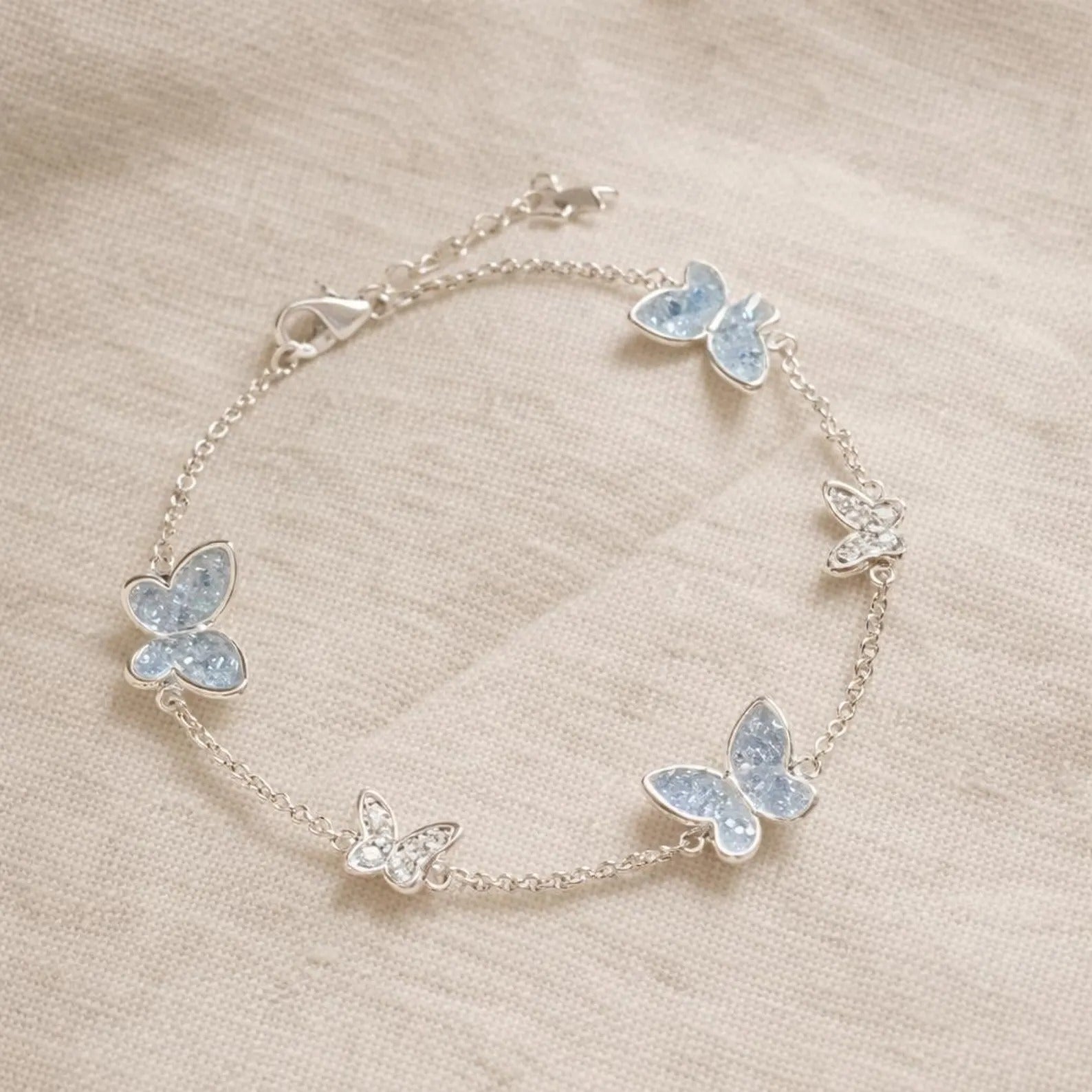 Blue Butterfly Bracele