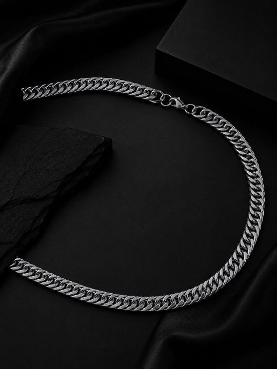 Men Silver-Plated Chain