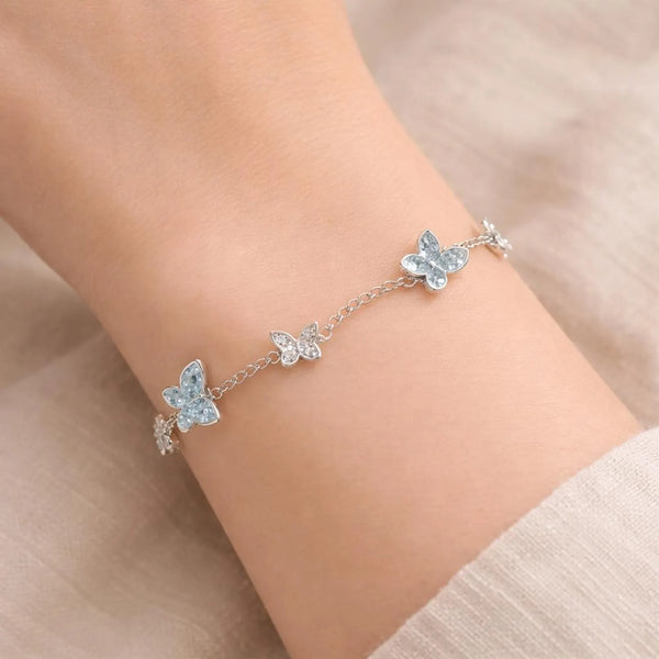 Blue Butterfly Bracele