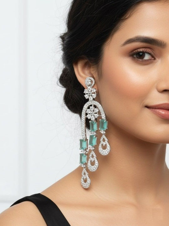 Geometric Drop Earrings