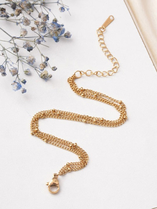 Women Gold-Plated Multistrand Bracelet Secondary image