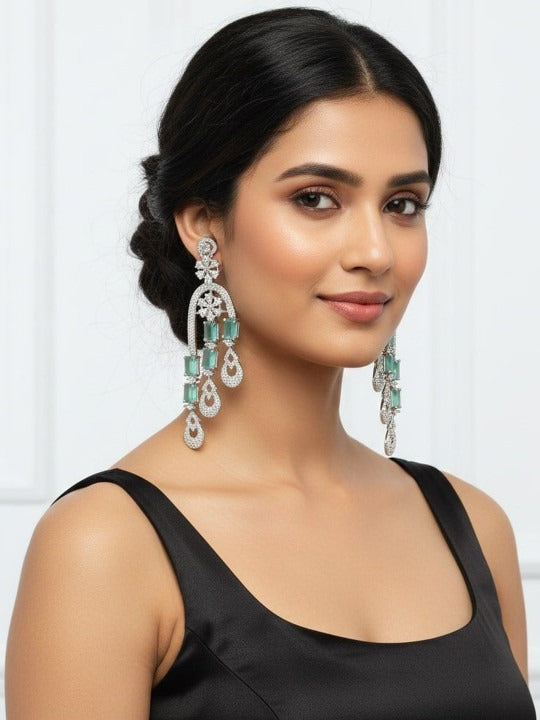 Geometric Drop Earrings