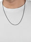 Men Sterling Silver Oxidised Chain