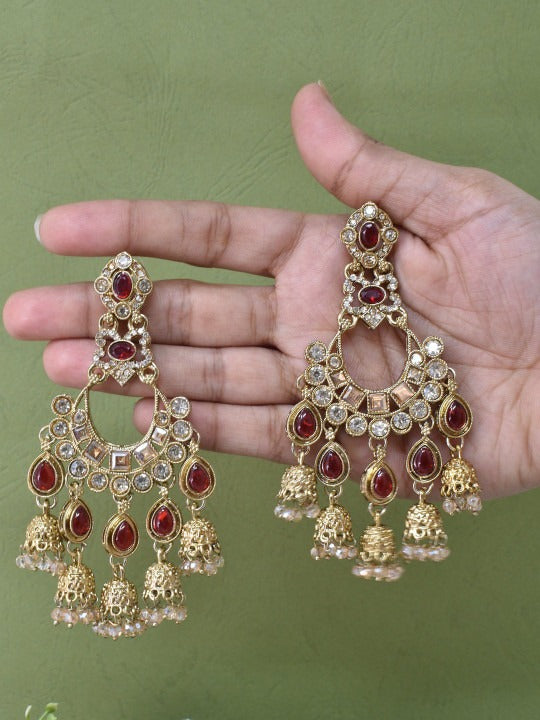 Geometric Drop Earrings