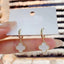 Korean Style Four Leaf Clover Earrings