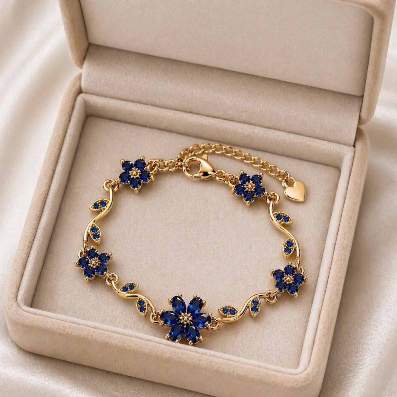 Blue Flower Bracelet Secondary image