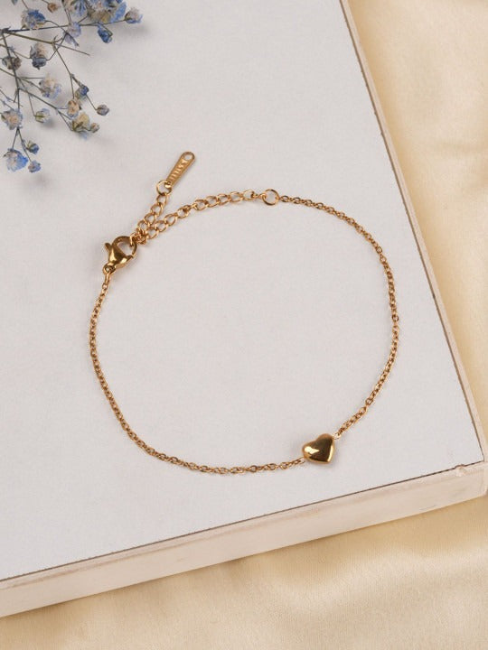 Women Gold-Plated Link Bracelet