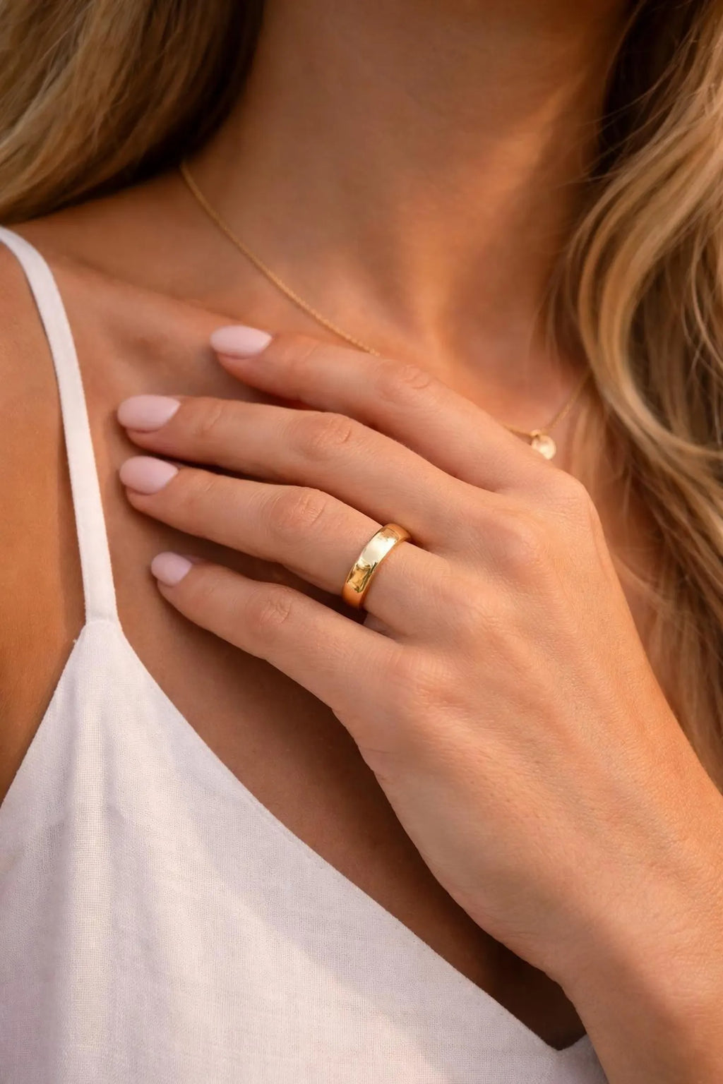 925 Sterling Silver Band Ring – Minimalist Dome, Unisex Everyday Jewelry