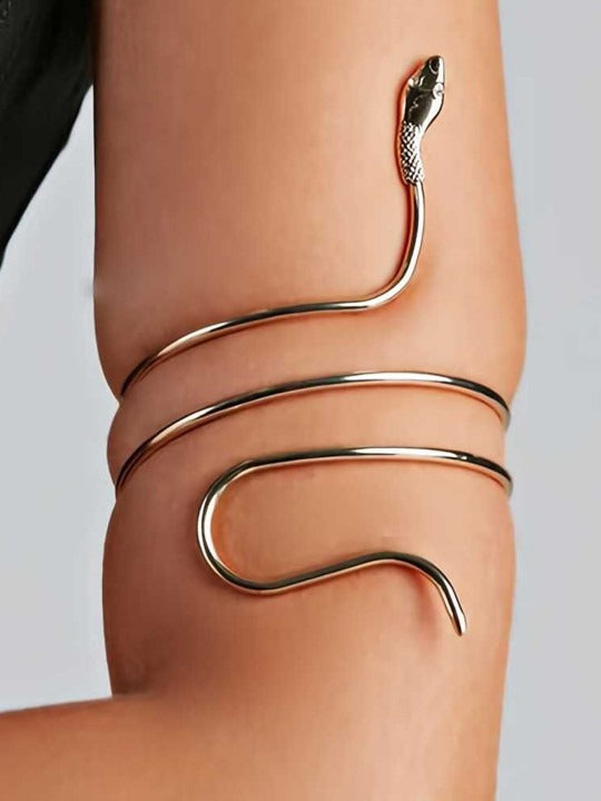 Adjustable Serpent Snake Upper Arm Ring Armlet