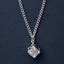 Silver Dice Necklace